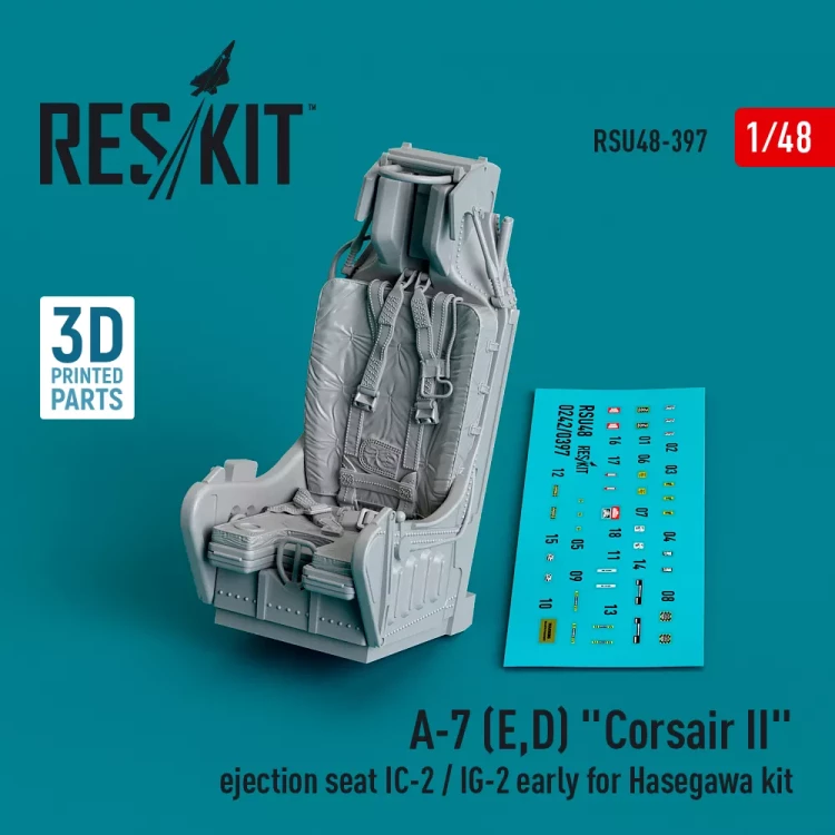 Reskit U48397 A-7 E, D Corsair II eject. seat IC-2 / IG-2 1/48