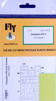 Fly model M7225 Masks for Petlyakov Pe-2 (ZVE) 1/72