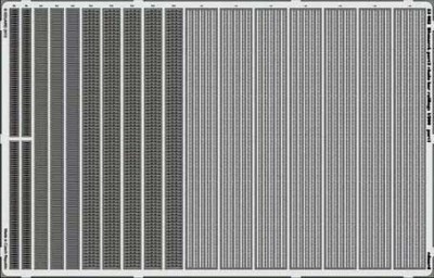 Eduard 53082 Bismarck part 3 - chain bar railings  1/200