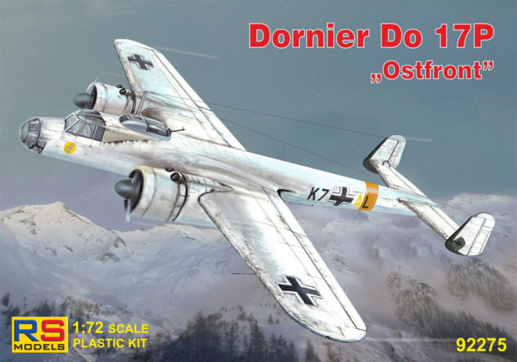 Rs Model 92275 Dornier Do 17P 'Ostfront' (3x camo) 1/72