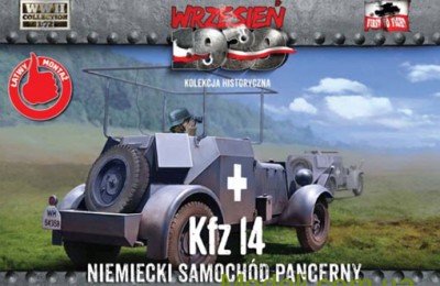 First To Fight FTF-72024 Немецкий бронеавтомобиль радиосвязи Kfz.14 1/72