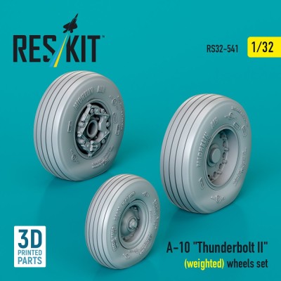 Reskit 32541 A-10 'Thunderbolt' wheels set (weighted) 1/32