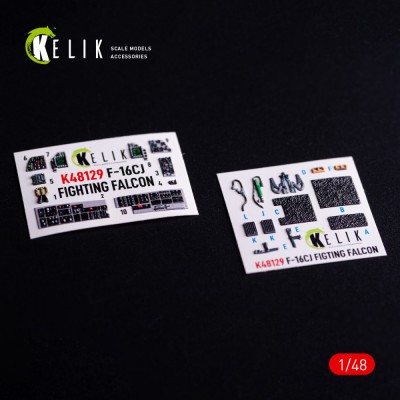 Reskit K48129 F-16CJ - interior 3D (HAS) 1/48