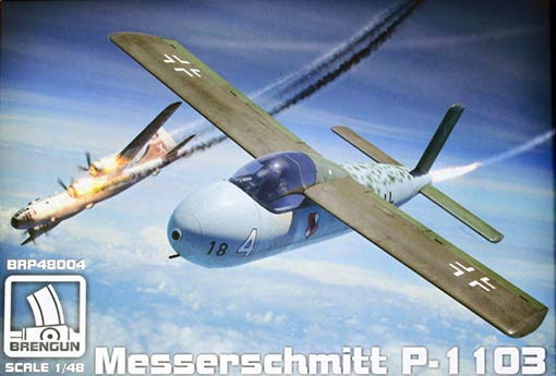 Brengun BRP48004 Me P-1103 rocket fighter (plastic kit) 1/48