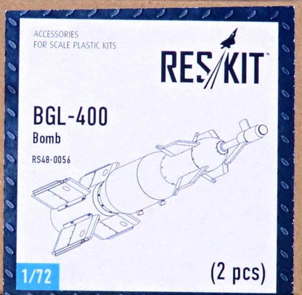 Reskit RS72-0056 BGL-400 Laser guided bomb (2 pcs.) 1/72
