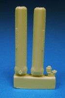 Barracuda Studios BCR32004 Supermarine Spitfire Mk.IXc rocker covers with Rolls-Royce logos (designed to be used with Tamiya kits) 1/32