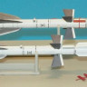 Plus model AL4006 Russian missile R-27T AA-10 Alamo-B / Rusk raketa R-27T AA-10 Alamo-B 1:48