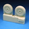 Barracuda Studios BCR72225 Boulton-Paul Defiant Mk.I Mainwheels and Tailwheel (designed to be used with Airfix and Pavla kits) 1/72