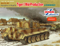 Dragon 6700 PzKpfw VI Ausf.E Tiger I Mid-Production w/Zimmerit 1/35