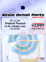 Kora Model DS72249 Tropical Parasol for Bf 109F & 109G 1/72