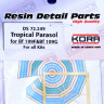 Kora Model DS72249 Tropical Parasol for Bf 109F & 109G 1/72