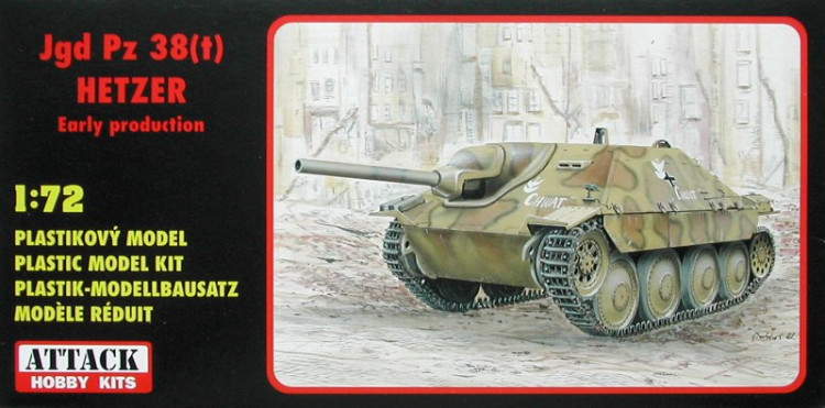 Attack Hobby 72830 Jagdpanzer 38(t) Hetzer - early 1/72