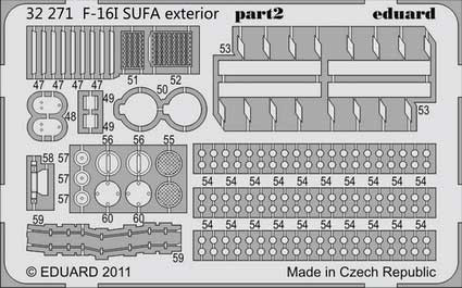 Eduard 32271 F-16I SUFA exterior