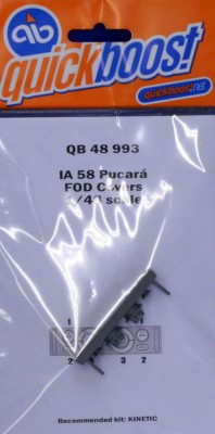 QuickBoost QB48993 IA 58 Pucara FOD covers (KIN) 1/48