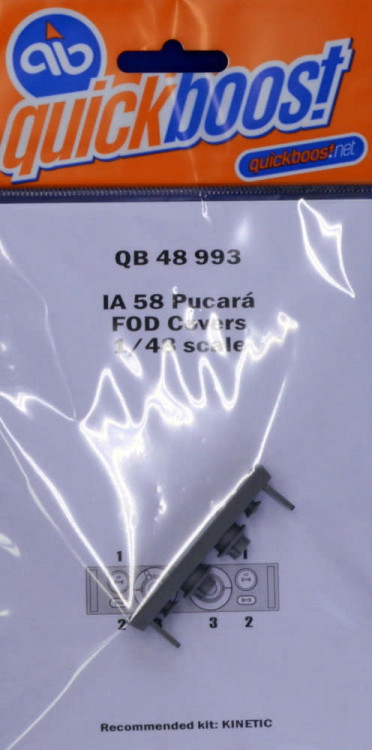 QuickBoost QB48993 IA 58 Pucara FOD covers (KIN) 1/48