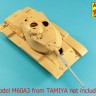 Aber 35L297 Barrel for U.S. M85 cal .50 heavy machine gun used on M60 Paton, M728, LVTP7 (designed to be used with Academy, AFV Club, Dragon, Takom and Tamiya kits)[M60A-1 M60A-2] 1/35