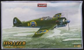 Kora Model 4820 FFVS J-22B Swedish WWII fighter 1/48