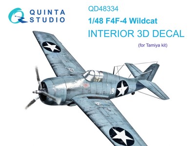 Quinta Studio QD48334 F4F-4 Wildcat (Tamiya) 1/48