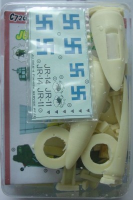 Kora Model C7262 Ju 86K-4/B3A Finnish - Conv.set (Part II.) 1/72