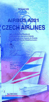 BOA Decals 44109 Airbus A321 Czech Airlines (ZVE) 1/144
