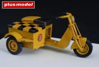 Plusmodel 4013 U.S. Scooter sidecar (resin kit) 1/48
