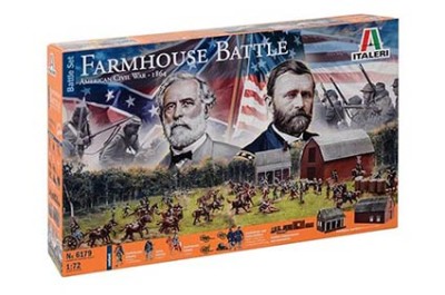 Italeri 06179 Миниатюра FARMHOUSE BATTLE - American Civil War 1864 - BATTLE SET 1/72