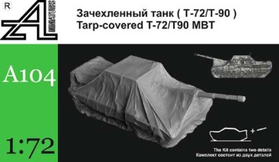 Alex miniatures А104 Укрытый брезентом танк России/СССР 1:72