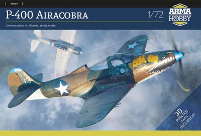 Arma Hobby 70057 P-400 Airacobra (3x camo) 1/72