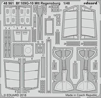 Eduard 48961 Bf 109G-10 Mtt Regensburg 1/48