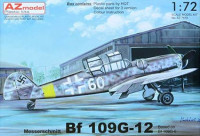Az Model 76010 Messerschmitt Bf 109G-12 based on Bf 109G-6 1/72