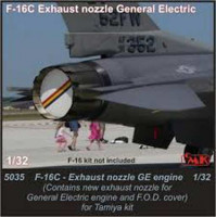 CMK 5035 F-16 Exhaust nozzle GE for TAM/ ACA 1/32
