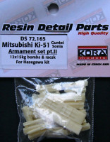 Kora Model DS72165 Mitsubishi Ki-51 Guntei/Sonia - Armament II. 1/72