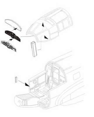 CMK Q32159 Heinkel He 111H/ P - instrument panels for REV 1/32