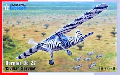 Special hobby SH72349 1/72 Dornier Do 27 'Civilain Service' (3x camo)
