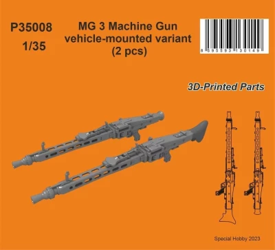 CMK P35008 MG 3 Machine Gun vehicle-mounted variant (2x) 1/35