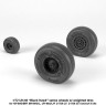 Armory ARAW72334 Sikorsky UH-60 Black Hawk wheels with weighted tires/tyres, for HH-60G/M/P, MH-60G/L, UH-60A/L/P, S-70A-27, S-70A-55 Yanshuf-3 kits 1/72