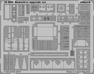 Eduard 48869 Dauntless upgrade set 1/48