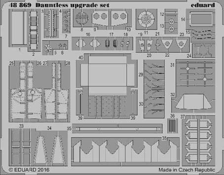 Eduard 48869 Dauntless upgrade set 1/48