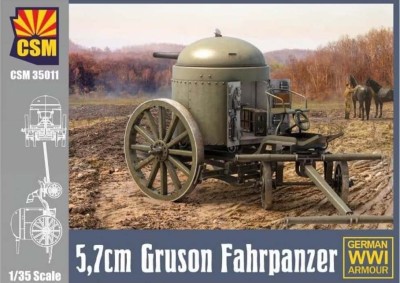 Copper State Models CSM35011 Немецкая броневая каретка 5,3-мм Gruson Fahrpanzer 1/35