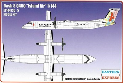 Восточный Экспресс 144135-5 1/144 Dash 8 Q400 Island Air