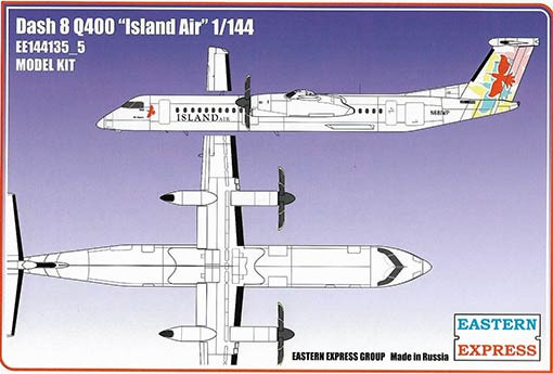 Восточный Экспресс 144135-5 1/144 Dash 8 Q400 Island Air