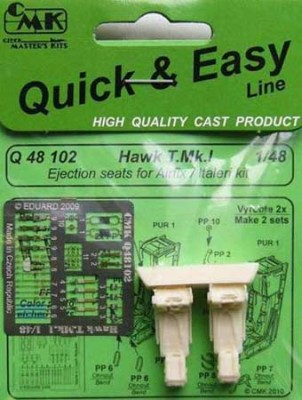 CMK Q48102 Hawk T.Mk.I Ejection seats for Air/Italeri kit 1/48