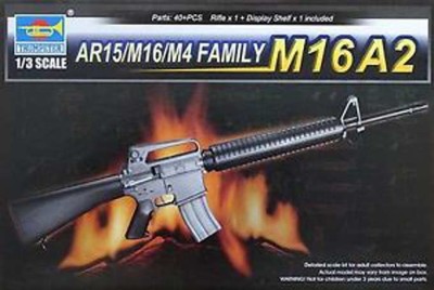 Trumpeter 01907 Американский Автомат AR15/M16/M4 M16A2 1/3