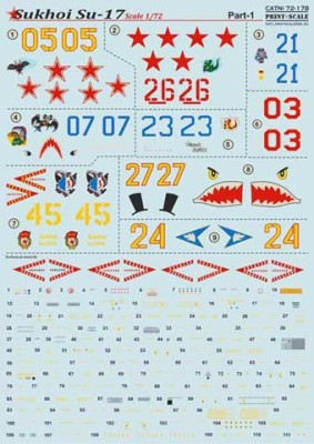 Print Scale 72-178 Sukhoi Su-17 Part 1 1/72