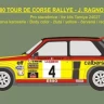 Reji Model JM411 R5 Turbo Tour de Corse Rally 1980 Ragnotti 1/24