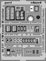 Eduard 32577 SET A-7D Corsair II exterior (TRUMP)