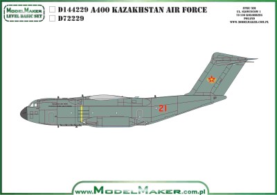 Model Maker Decals D144229 Airbus A400M Kazakhstan Air Force 1/144