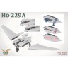 Takom 32001W Немецкие истребители Ho-229A + Ho-229B+ пилот 1/16 (огр. серия) 1/48