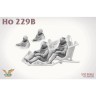 Takom 32001W Немецкие истребители Ho-229A + Ho-229B+ пилот 1/16 (огр. серия) 1/48