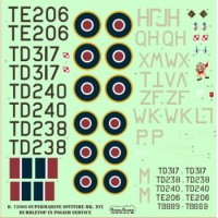 Model Maker Decals D72066 СSupermarine Spitfire Mk.XVI Bubbletop in Polish service 1/72